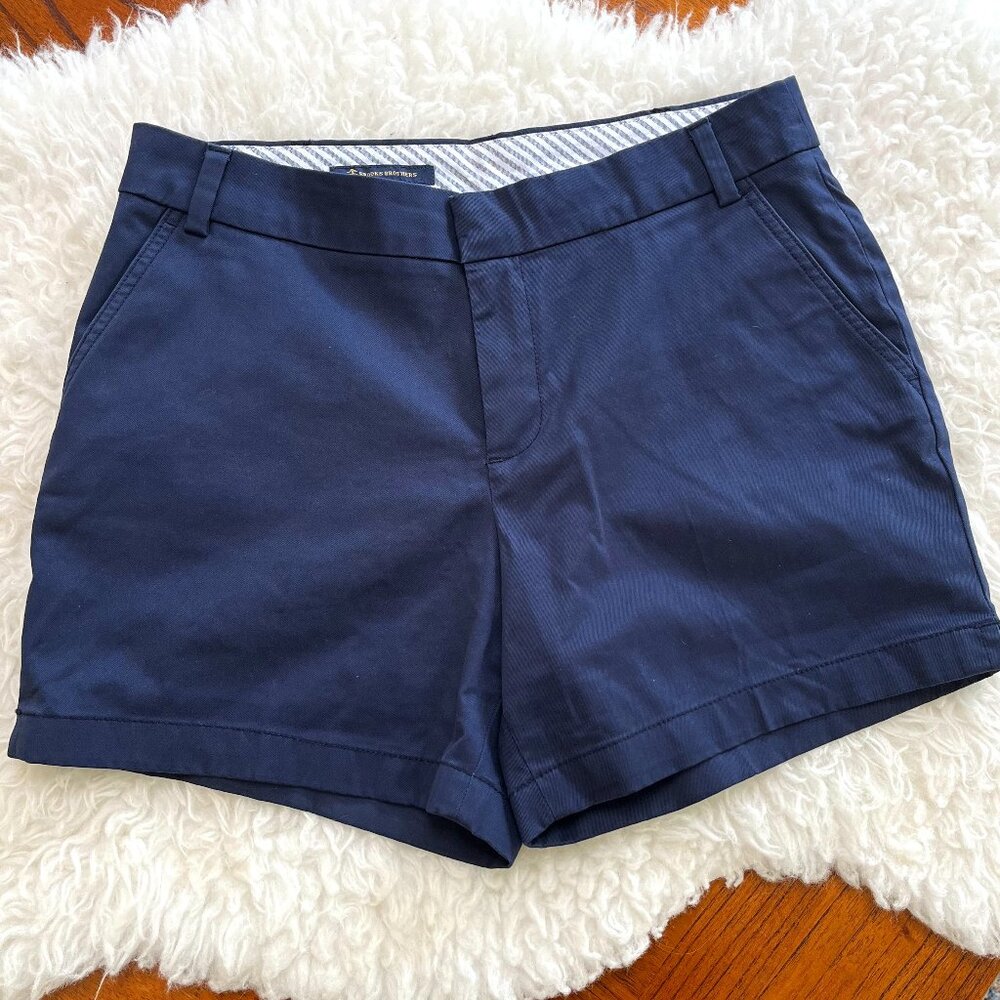 Brooks Brothers Navy Chino Shorts Size 10